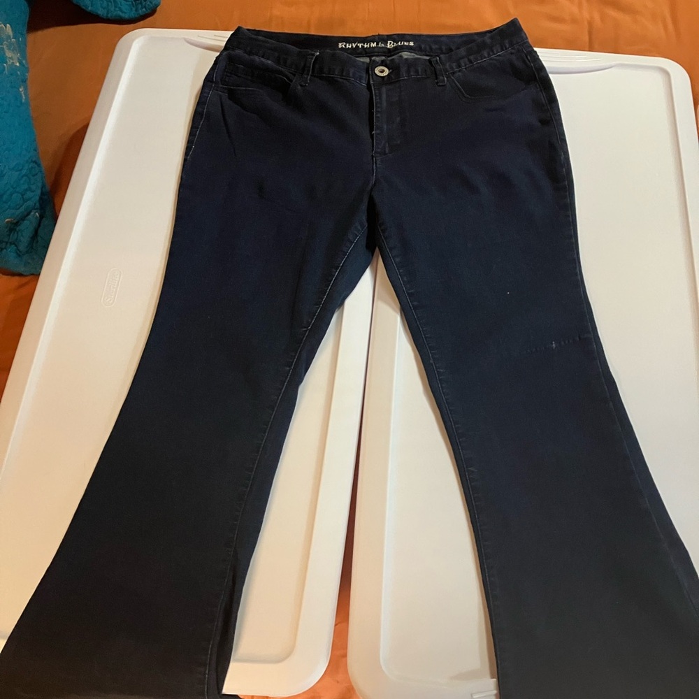 Women’s “Rythm in Blues” size 12 Jeans Flare